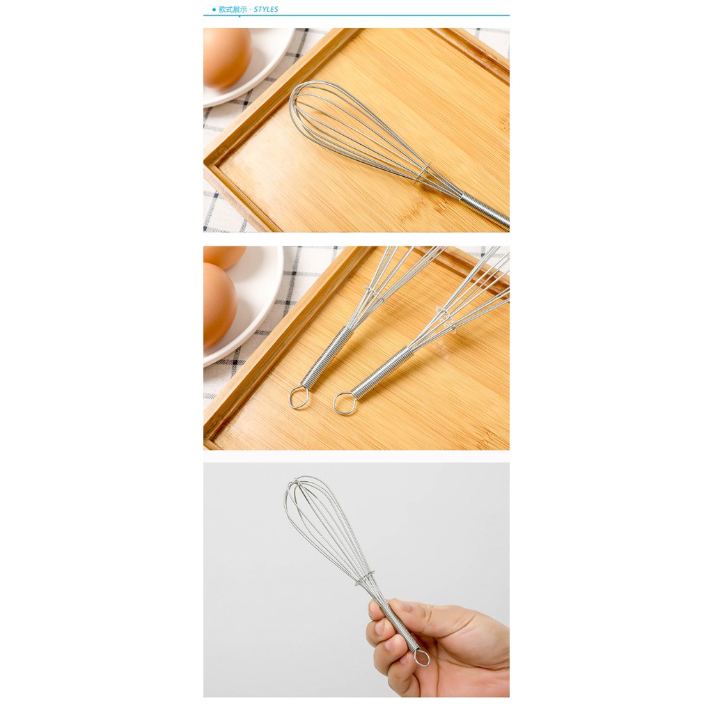 DODORY HL0100 Pengocok Telur Alat Kocok Adonan Hand Mixer Whisker Stainless