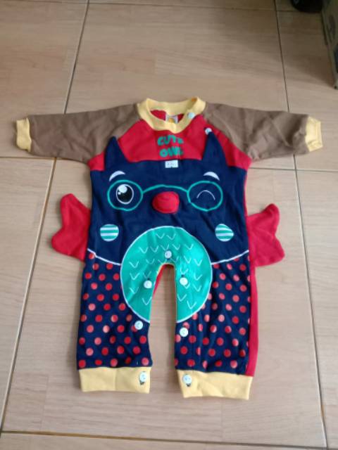 Jumper bayi / kodok bayi panjang 0 - 6 bulan