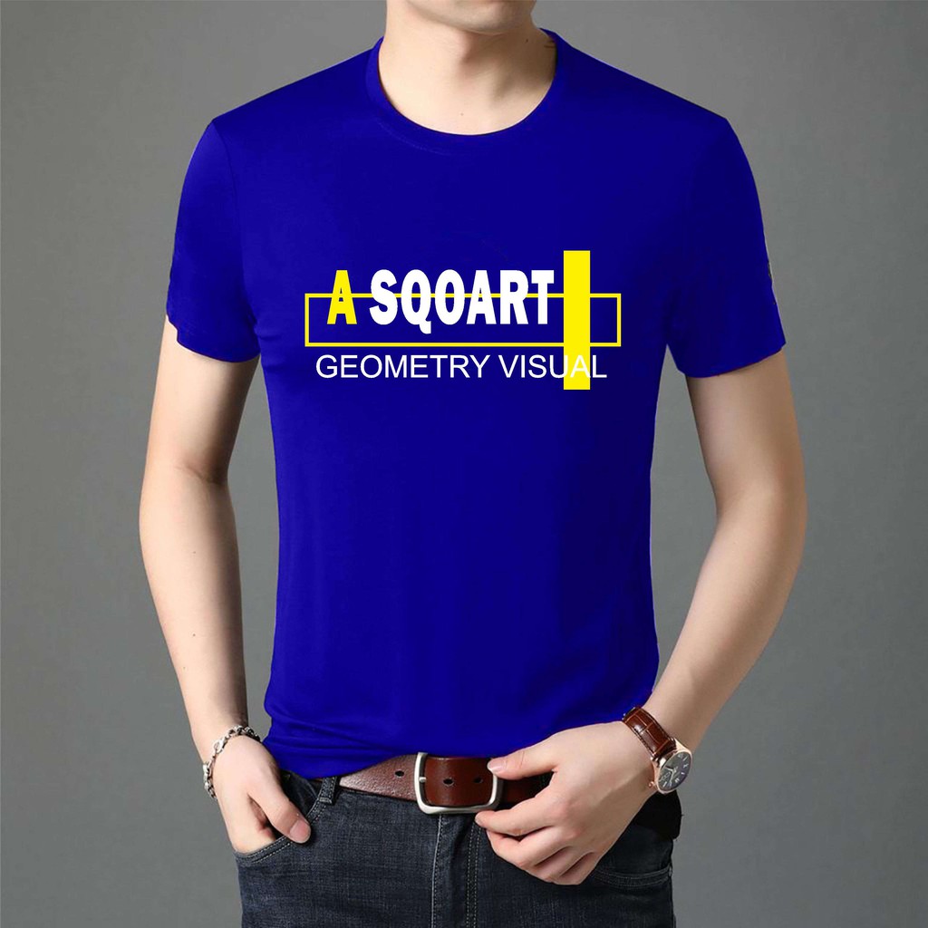BS/COD/BAJU KAOS TANGAN PENDEK ASQOART PRIA REALPICTURE