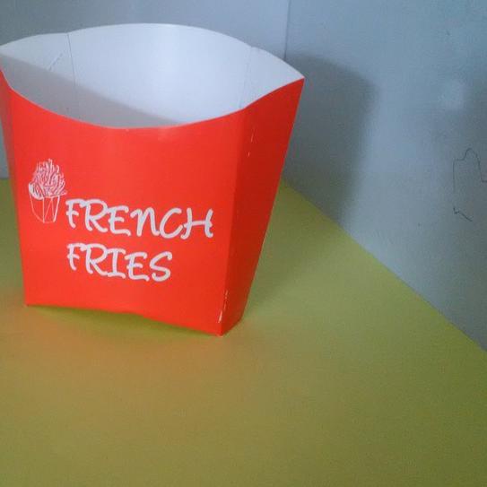 

✥ Box Kardus French Fries Kecil - Dus Kentang Goreng Kecil 50 pcs ☜