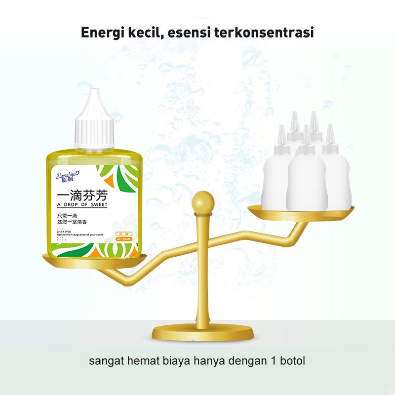 Pengharum Toilet-Kloset-Ruangan / Pewangi Toilet / Penyegar Udara Toilet Wangi Aromaterapi 50ml