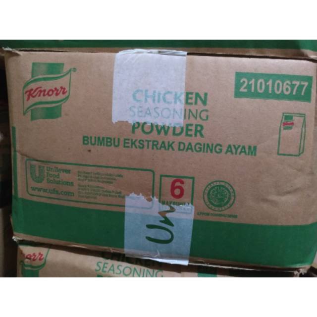 KNORR CHICKEN SEASONING POWDER 1KG PER DUS ISI 6PCS