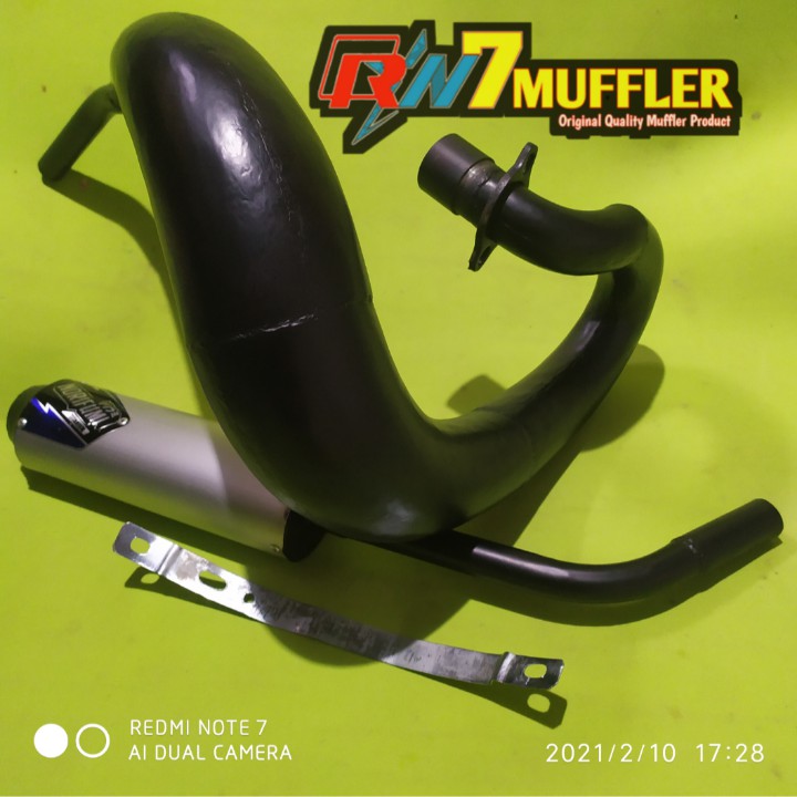 Knalpot udang trail NINJA-RX KING-RGR-RXZ Model KTM