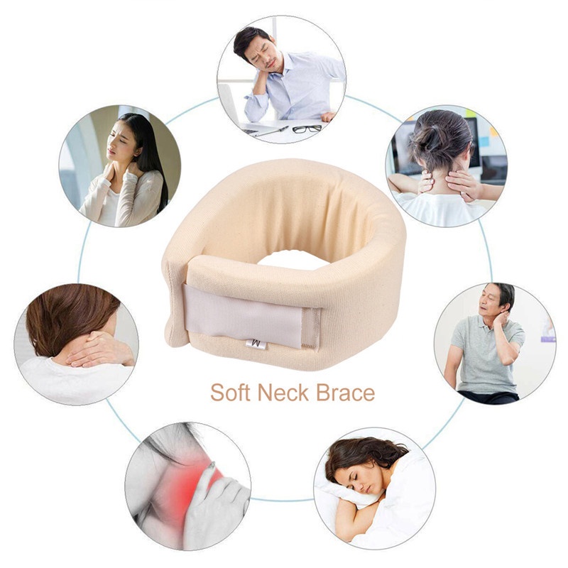 Busa penyangga leher #  penahan bantal sakit support penyanggah penahan soft neck collar # cervical collar # collar brace