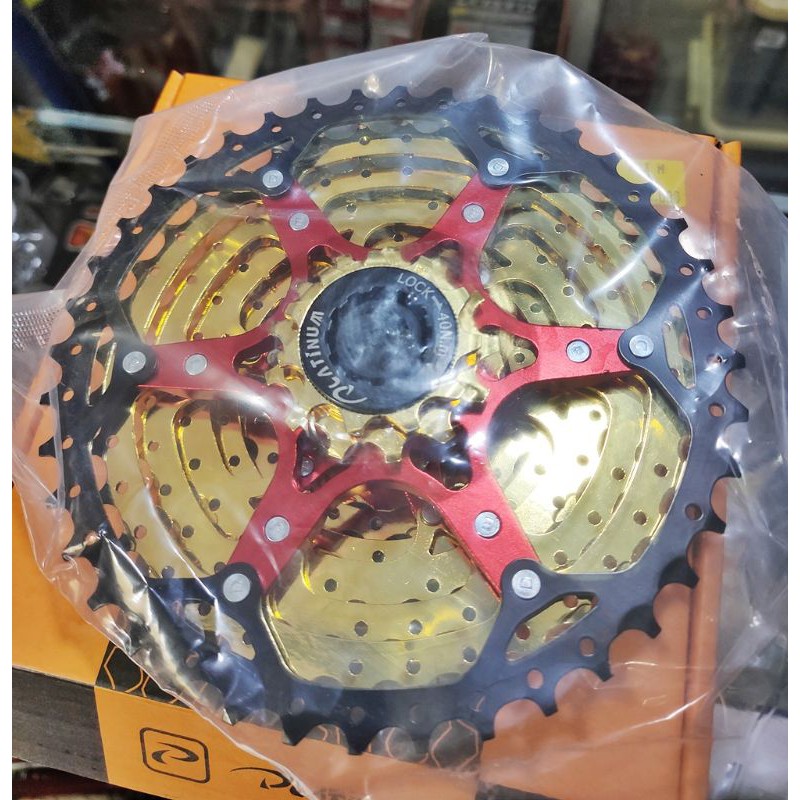 Sprocket Sproket Seporket 9 Speed PLATINUM Gold 11-40T Sepeda Lipat MTB Minion