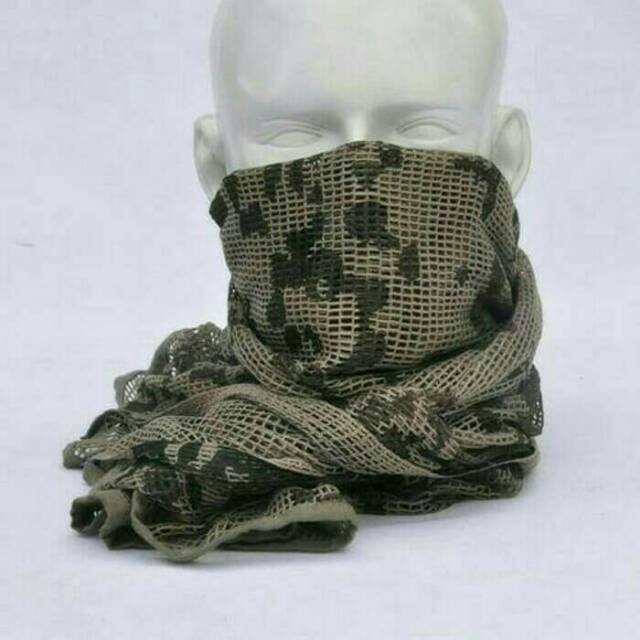 Syal shemag jaring besar army tactical