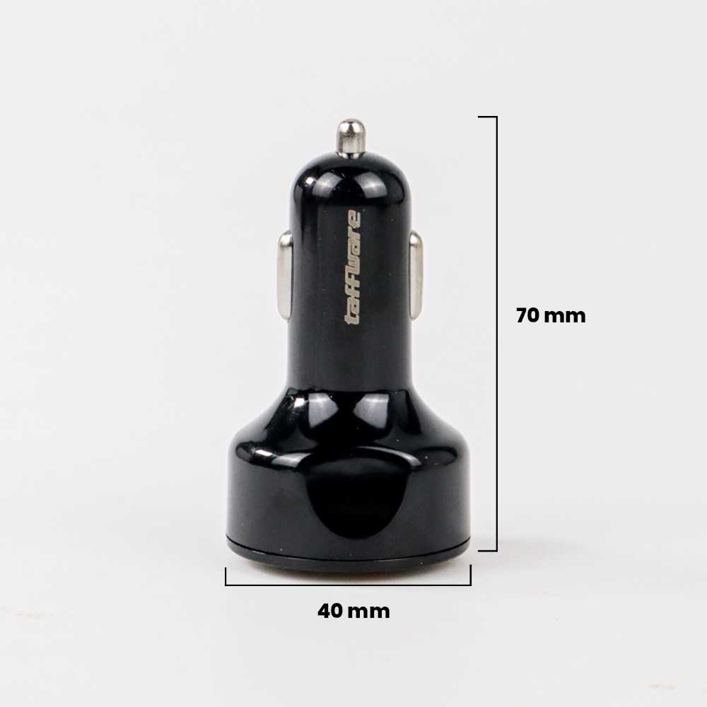 Taffware Car Charger Mobil USB 4 Port QC3.0 35W 7A - BK-358