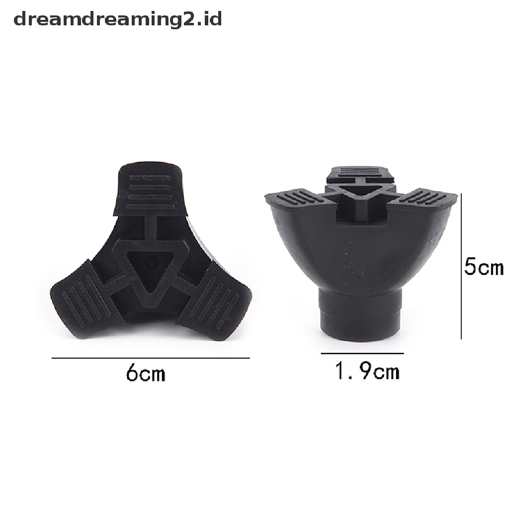 (LIKE) 1pc Ujung Tongkat Jalan Bahan Karet Anti slip