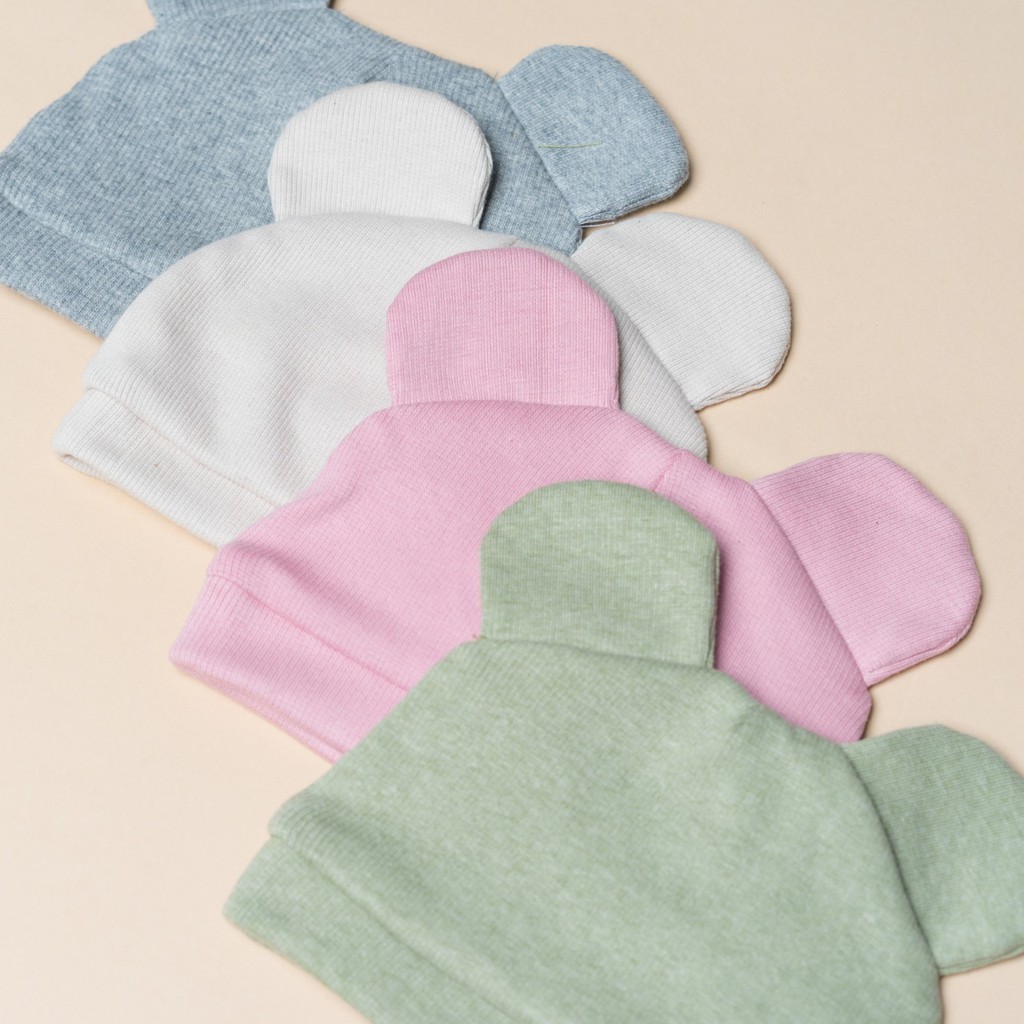 KIDOKIO URSO 2.0 Topi Rajut Kupluk Newborn New Born Anak Anak Bayi Newborn New Born Laki Laki Perempuan Baby Girl Boy Cewek Cowok Cewe Cowo Beanie Hat Anak Baru Lahir Polos Cupluk Anak Aksesoris Asesoris Accesoris Accesories Anak Lucu Anak Cewek Cowok-2