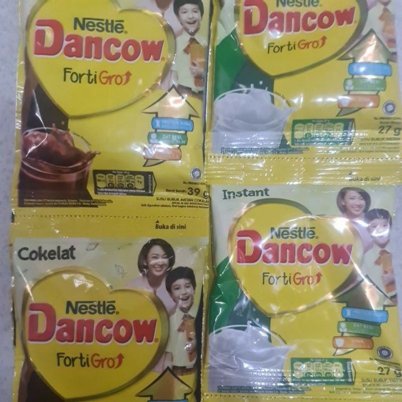 

dancow sachet 1 renceng isi 10 sachet
