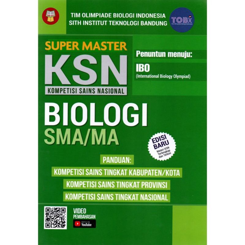 BUKU KSN SMA : SUPER MASTER KSN (KOMPETISI SAINS NASIONAL) SEMUA MATA PELAJARAN /BIOLOGI KSN/ MATEMATIKA KSN/KIMIA KSN/FISIKA KSN/EKONOMI KSN/GEOGRAFI KSN/KEBUMIAN KSN-KSN biologi