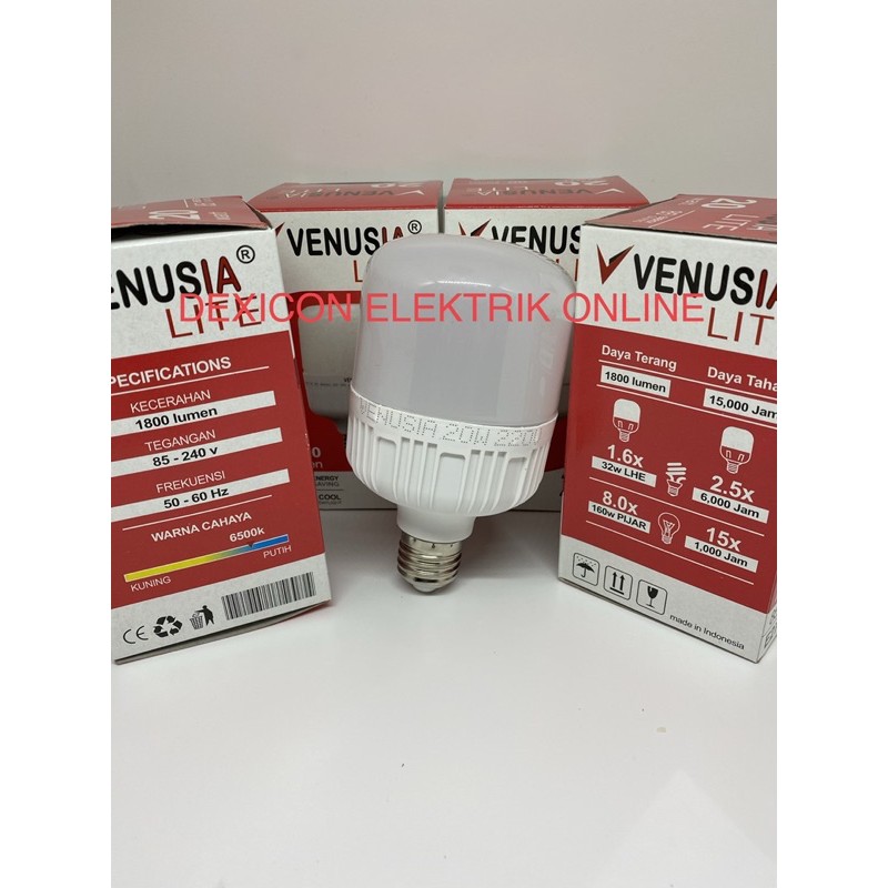 bohlam led 20 watt Venusia/lampu led 20 watt/lampu led terang/grosir lampu led murah/lampu led putih/bohlam