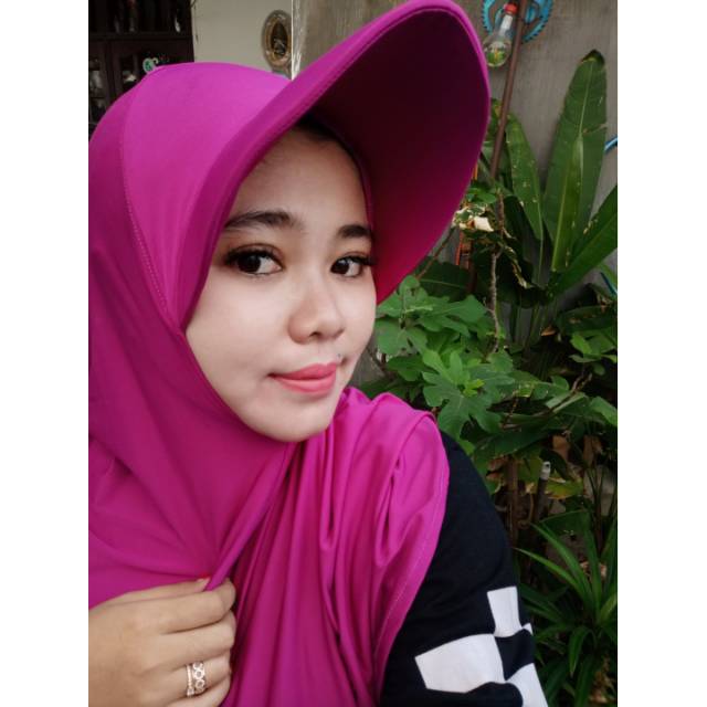 Jilbab topi dewasa