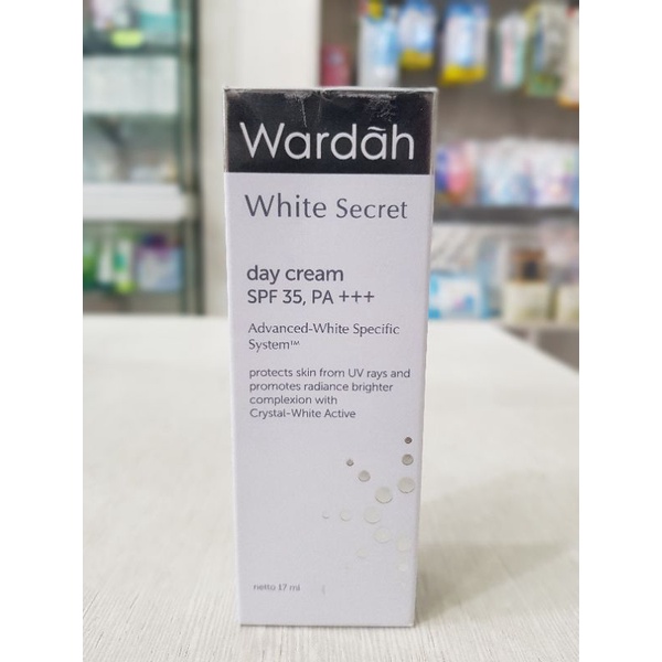 Wardah White Secret Day Cream 17 ml / Cream Wajah / Cream Wardah / Cream Siang