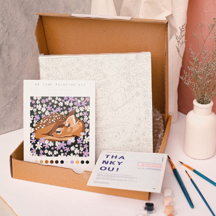 

(TERLARIS) LITTLE BAMBI painting kit / Paint by number kit STUDIO SANJUNIPERO - Little Bambi, Standard