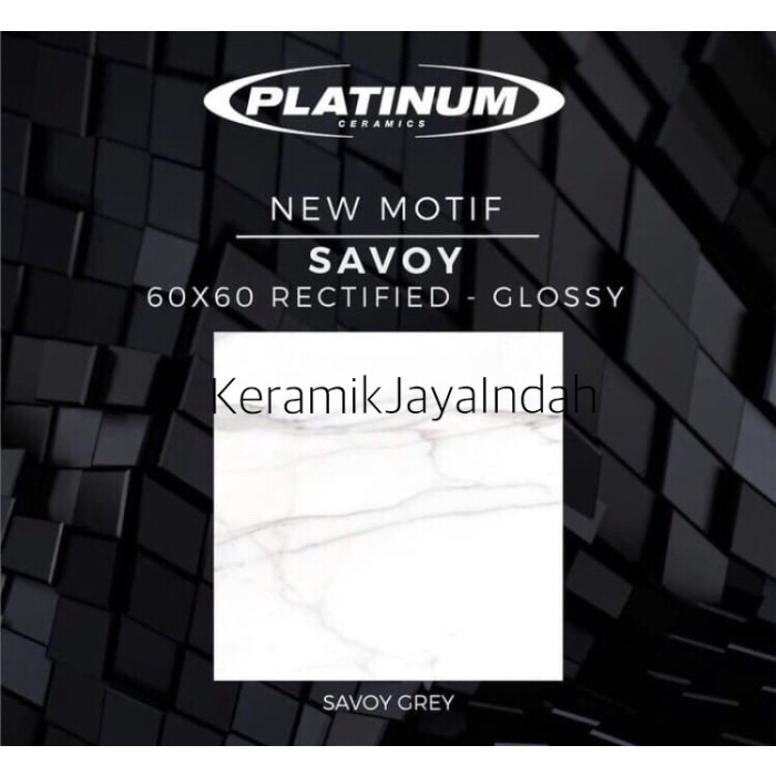 PLATINUM SAVOY GREY 60x60 KERAMIK LANTAI