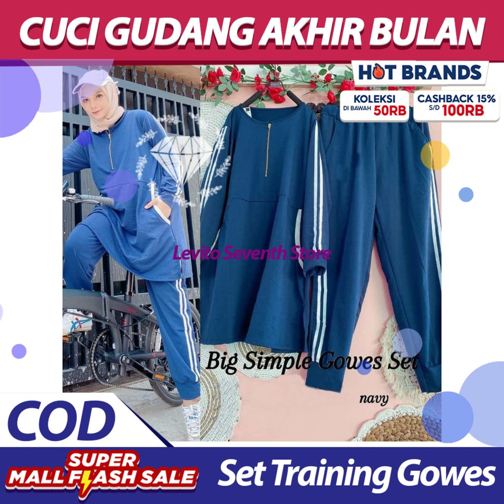 BELIEVE BAJU OLAHRAGA TRAINING WANITA MUSLIMAH SENAM BUSANA SPORT HIJAB SETELAN SYARI BMS 03 BMS03 I