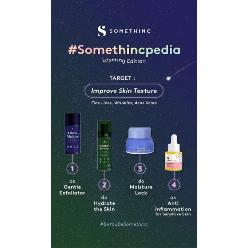 SOMETHINC Supple Power Hyaluronic9+ Onsen Essence Toner Indonesia / Glow Maker Facial Wash Cleansing Essence Mist Serum Ampoule Eye Cream Creme Eye Gel Sunscreen Sleeping Mask Masker Moisturizer Body Cushion Mascara Lipstick Lip Tint Balm Sugar Wax Paket