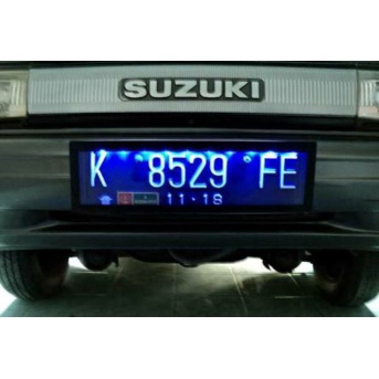 COVER PLAT NOMOR MOBIL AKRILIC LED