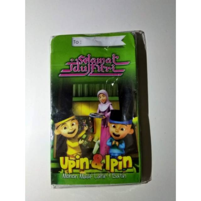 

Amplop lebaran mini motif upin ipin (uang lipat 3)