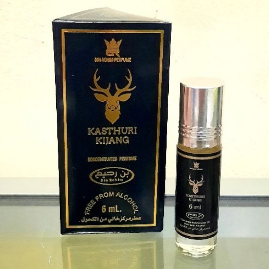 KASTHURI KIJANG Parfum 6ml Minyak Wangi Pria Roll On Non Alkohol