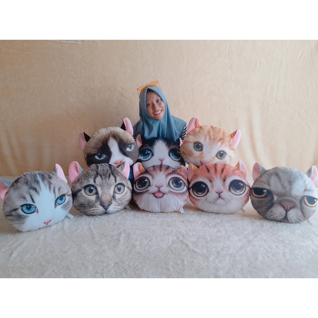 Bantal Cat, Bantal Kepala Kucing Lucu