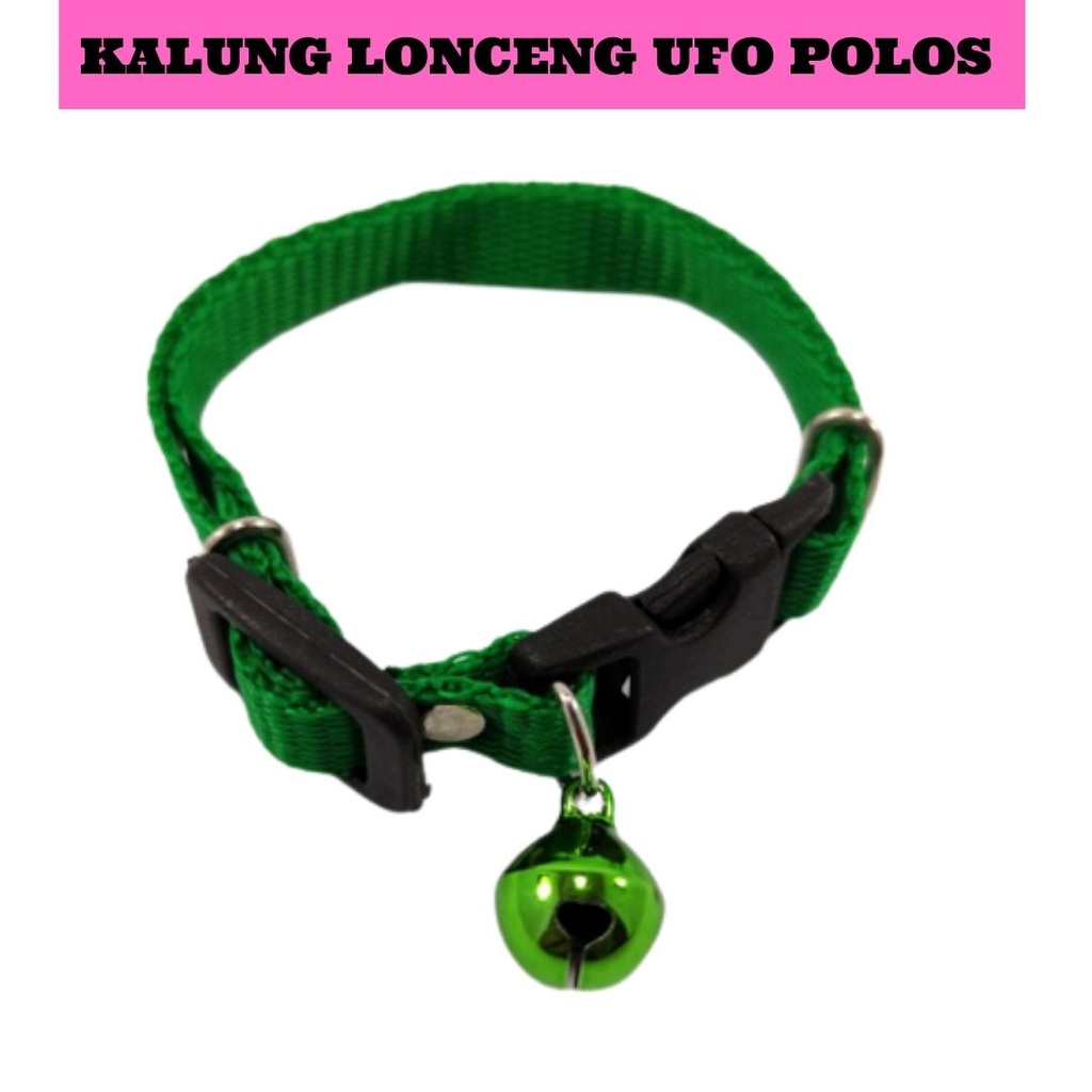 Kalung Kucing Lonceng 14mm 22mm Polos Promo Bahan Tebal dan Lembut Jahitan Rapi FEFARM