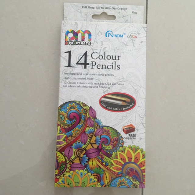 

Pensil Warna NDM 14 warna