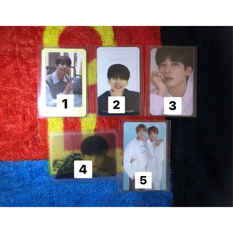 [BACA DESKRIPSI] SEVENTEEN WONWOO PHOTOCARD AO+ DICON NENE CHICKEN CARATLAND WONHAN JEONGHAN ODE TO 