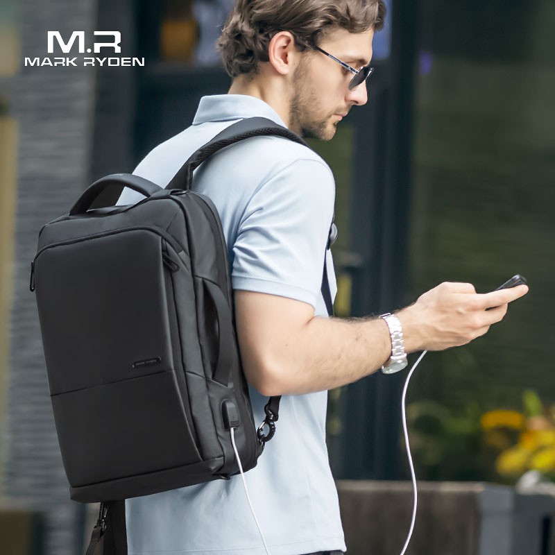 Tas Backpack MARK RYDEN MR9533 Original Ransel Selempang Laptop 15.6&quot; Inch USB