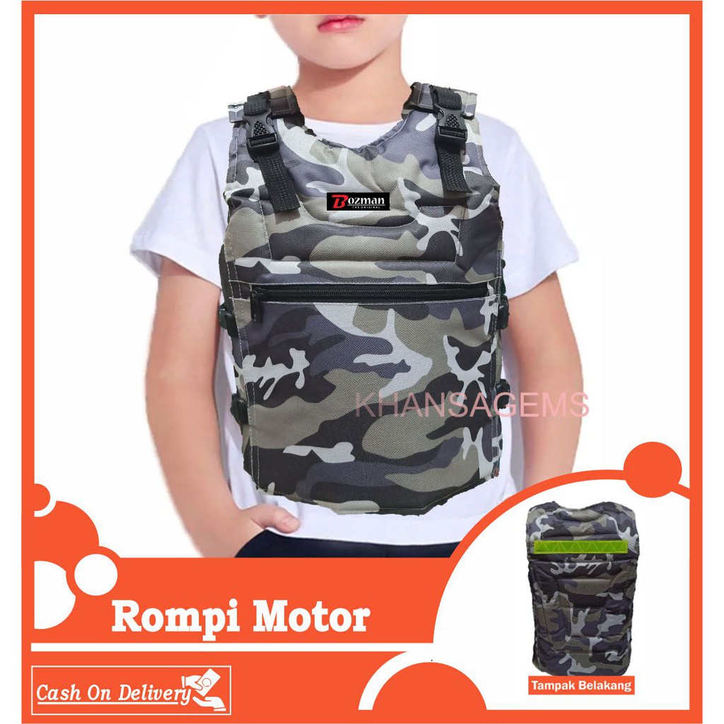 Rompi Motor Keren Cocok Untuk Touring Pelindung Dada Anti Angin Body Protector-7