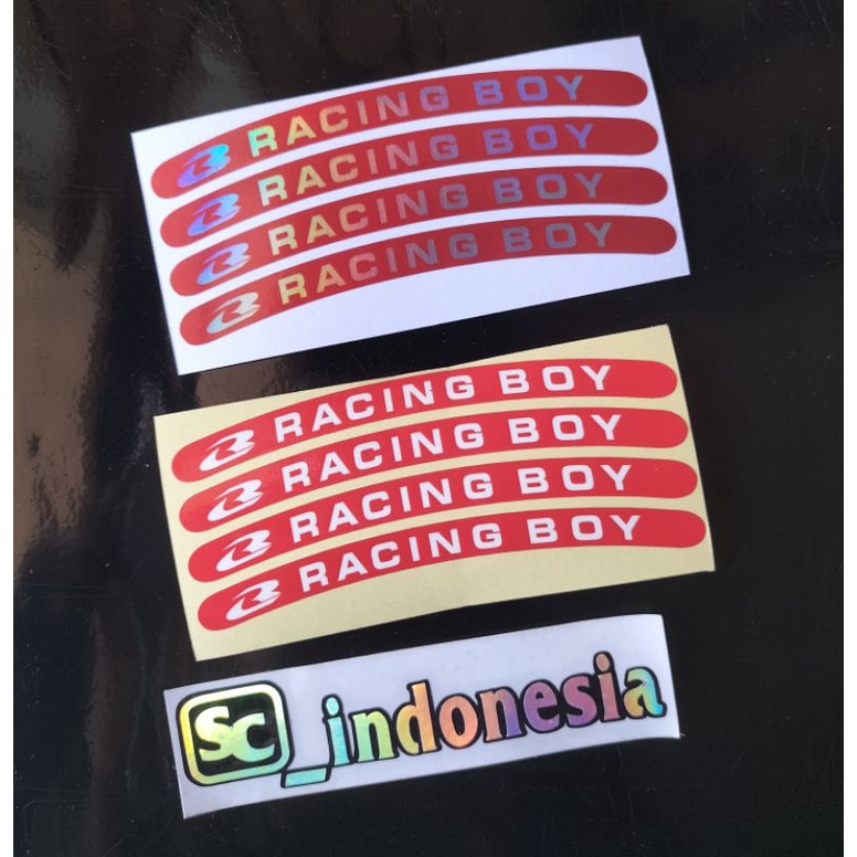 STIKER PRINTCUTT VELG RACING BOY RCB