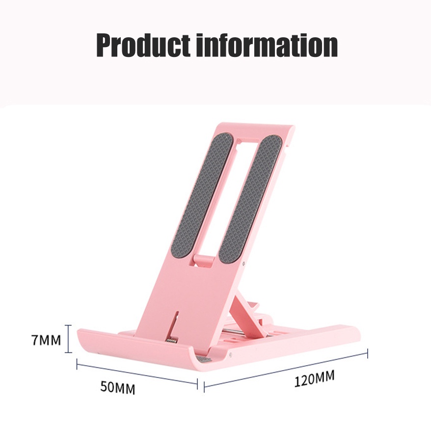 1pc Stand Holder Hp Universal Portable Bisa Dilipat / Disesuaikan