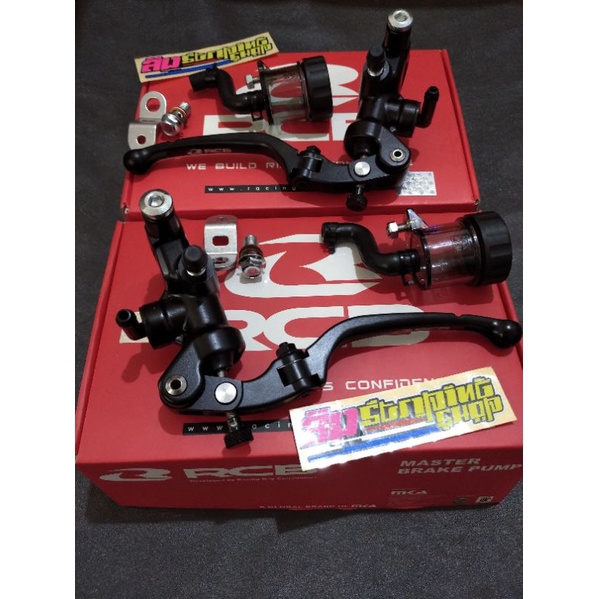 master rem kanan kiri tabung Rcb s1 hitam pcx adv nmax