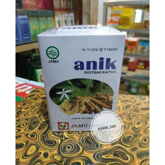 JAMU ANIK EKSTRAK KAPSUL - CAP JAGO