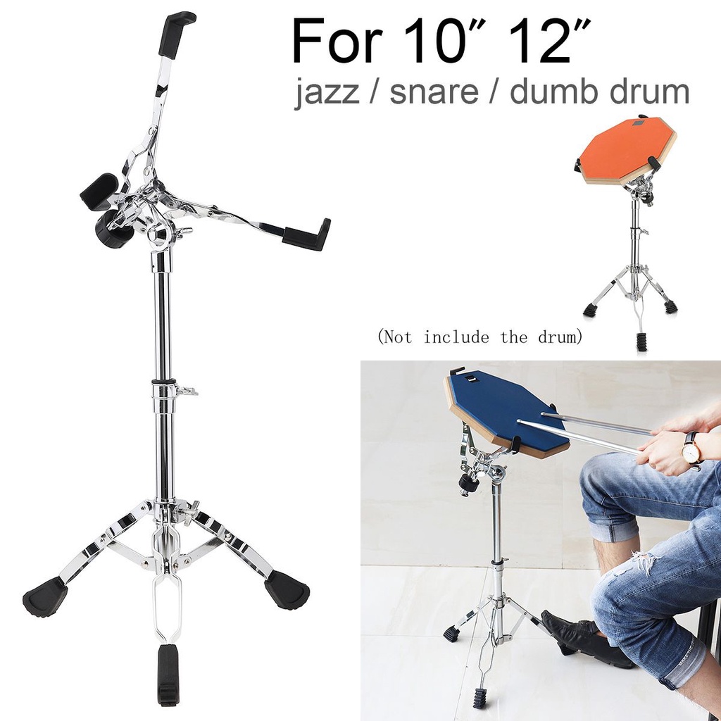 Stand Holder Lantai Dapat Dilipat Untuk Drum Jazz Snare Dumb 10 12 Inch