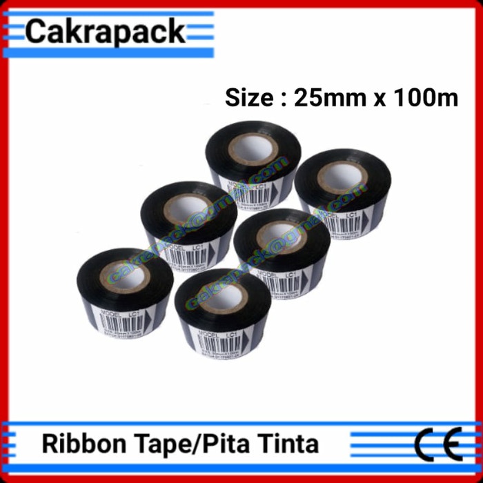 

Jual Ribbon Pita Tinta Lc1 25Mm X 100M Isi 6 Pcs Diskon