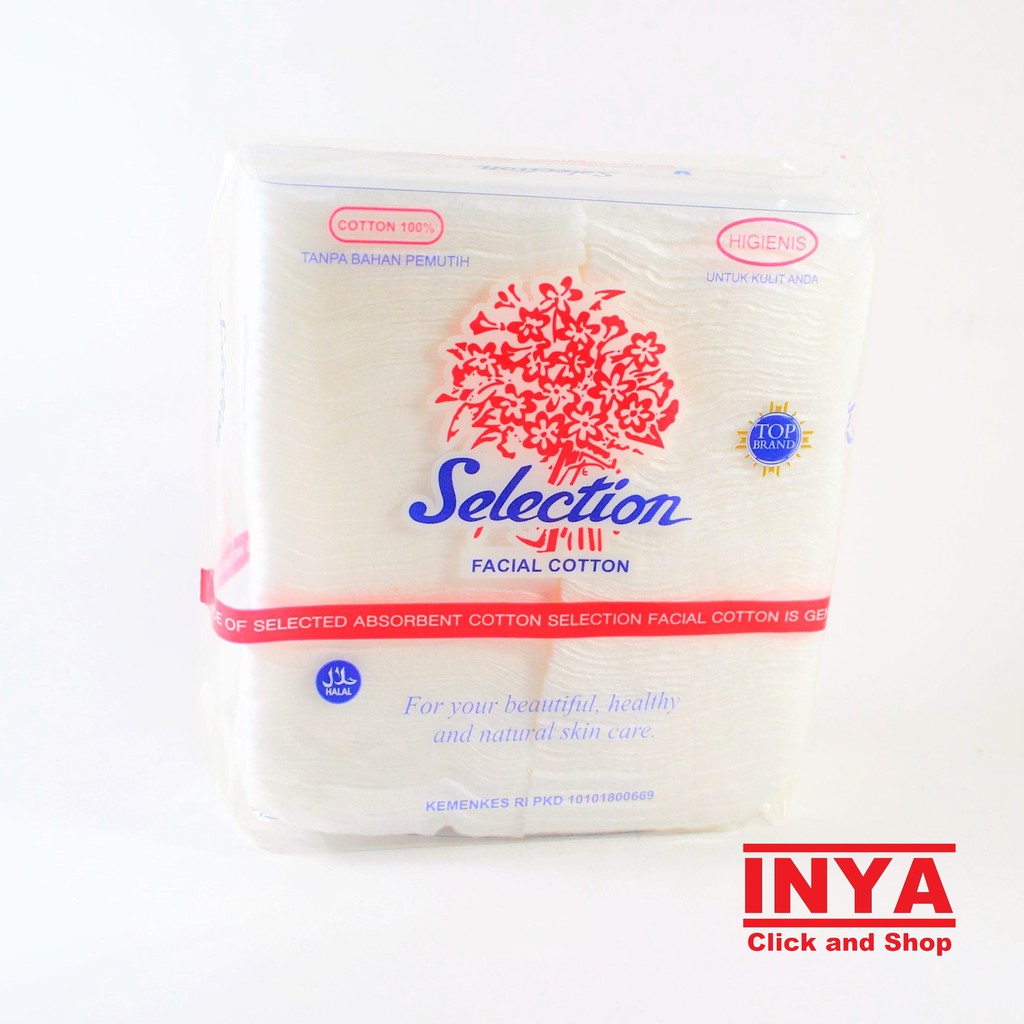 Kapas Wajah SELECTION Facial Cotton 35gr - Kapas Kecantikan