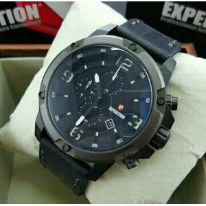 Expedition 6698 Black - Jam tangan Pria