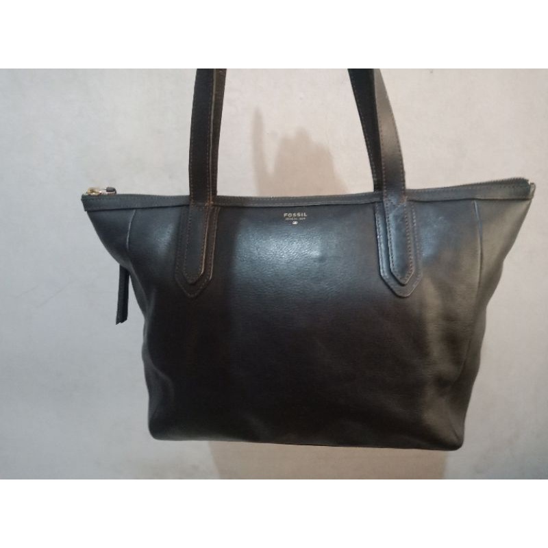 Tas Fossil Shopper black Preloved