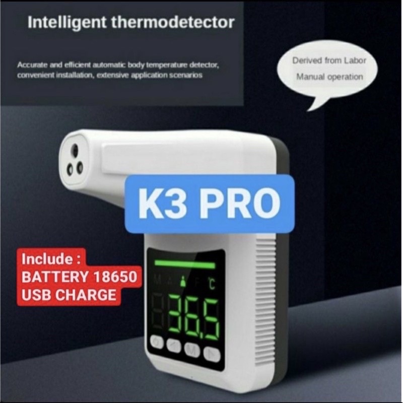 PAKET FULLSET+TRIPOD THERMOMETER STANDING K3-PRO-INFRARED