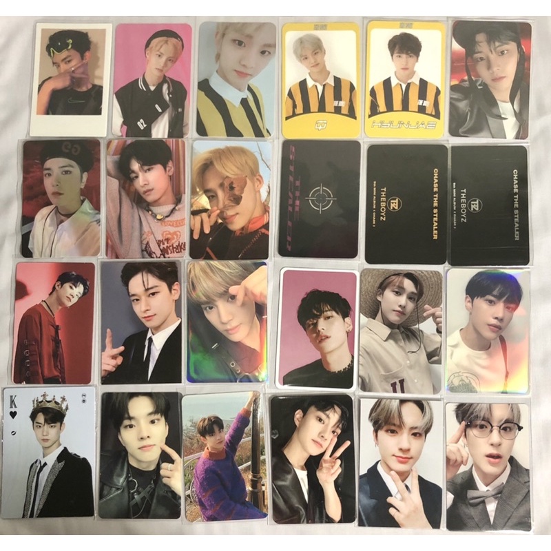Photocard The Boyz Hyunjae Sunwoo Eric Chanhee Younghoon Q Juyeon Dazed Reveal Special Giddy up Mihw