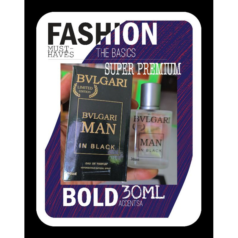 PARFUM BVLGARI MAN IN BLACK / PARFUM PRIA BVLGARI LIMITED EDITION TERMURAH