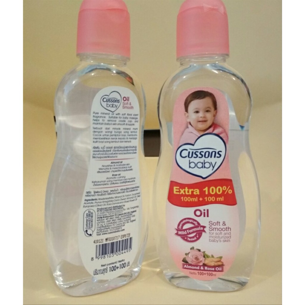 Cussons Baby Oil Soft &amp; Smooth  Extra 100ML+100ML