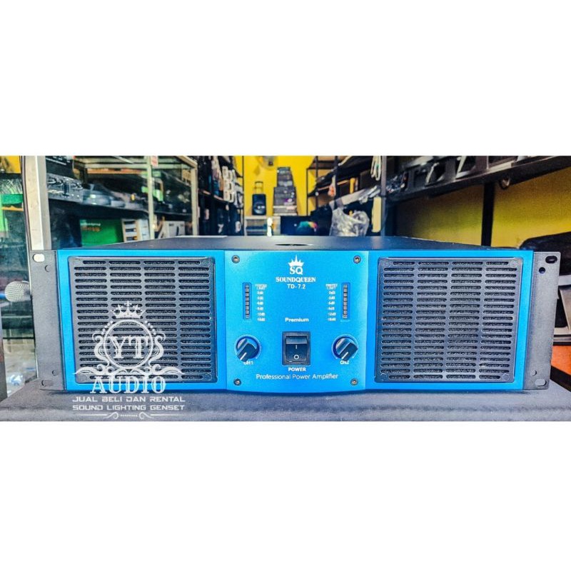 POWER SOUNDQUEEN TD 7.2 Premium Class TD 2X2600WATT ORIGINAL PROMO