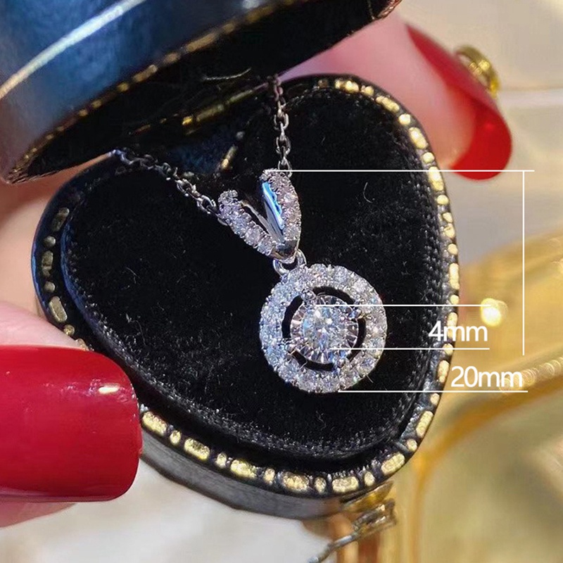 Kalung Wanita Hias Cubic Zirconia Untuk Pesta