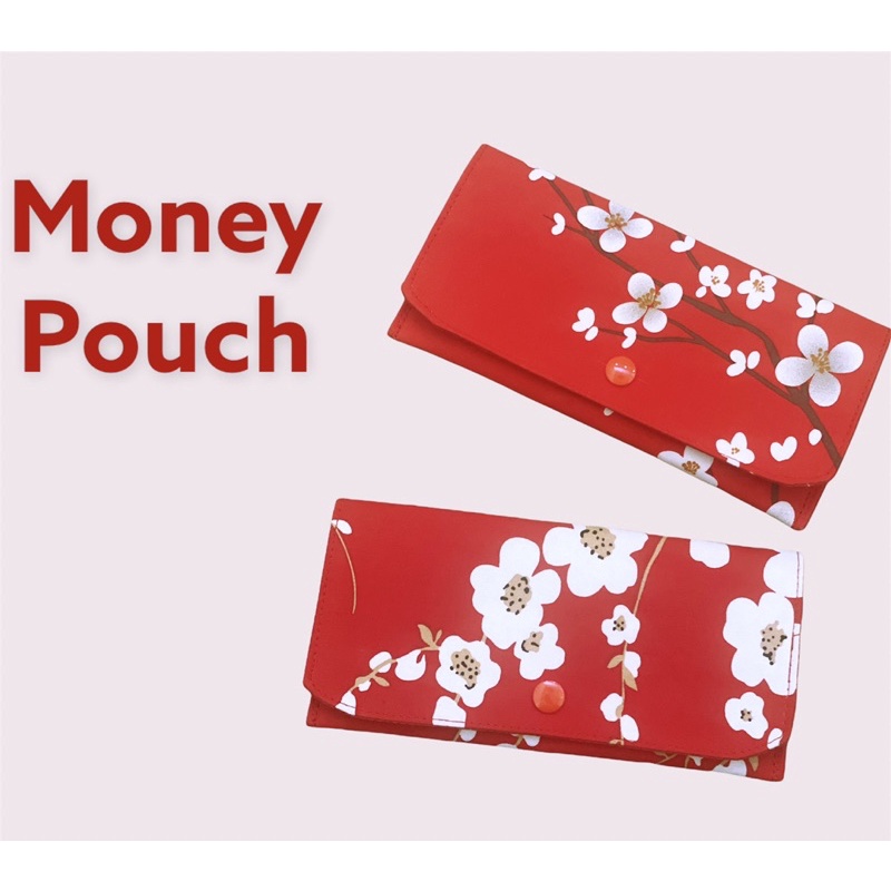 Fawn’G Handmade - MONEY POUCH Motif Bunga sakura / Angpau Handmade