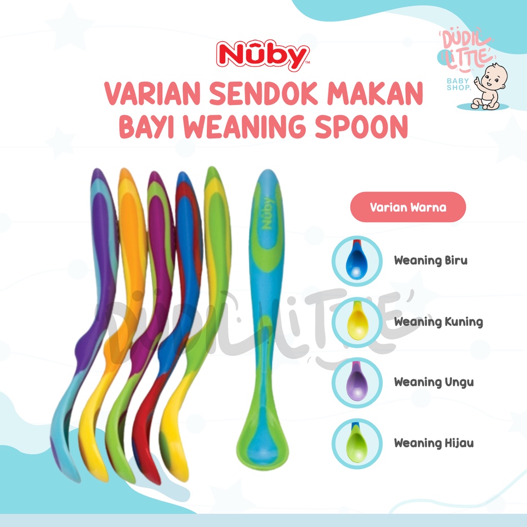 Nuby Weaning Spoons Sendok Makan Bayi