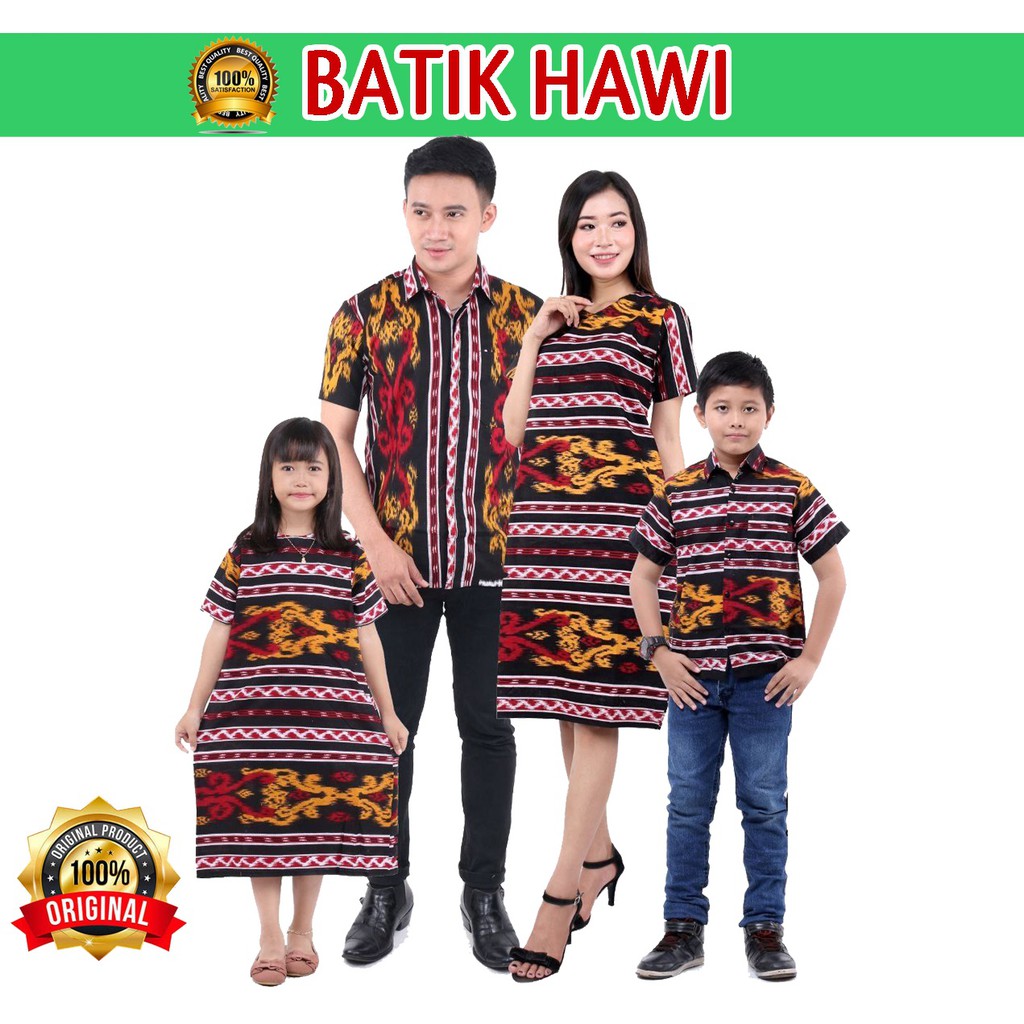 Batik Hawi - Batik Couple / Batik Couple Keluarga / Batik Jumbo / Sarimbit Keluarga / atasan dress