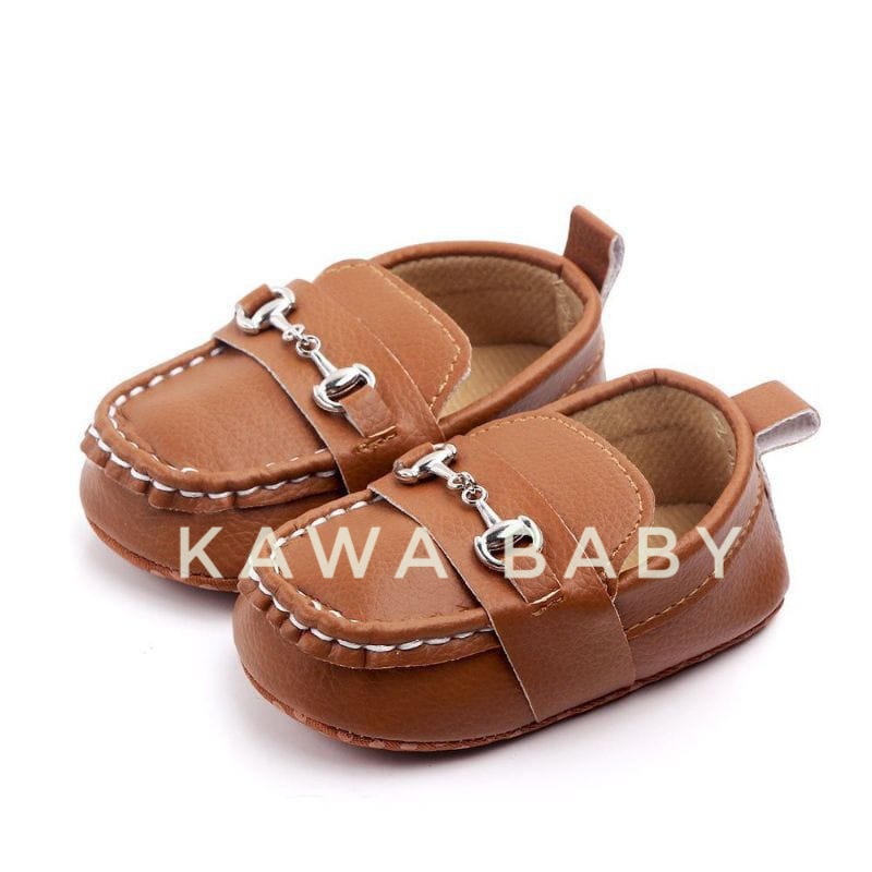 sepatu bayi loafers premium unisex acc gold gemerlap